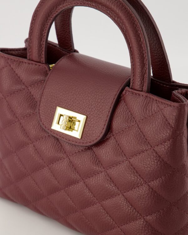 Veronique Handtas Bordeaux rood