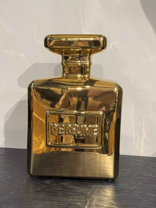 Parfum fles vaas goud