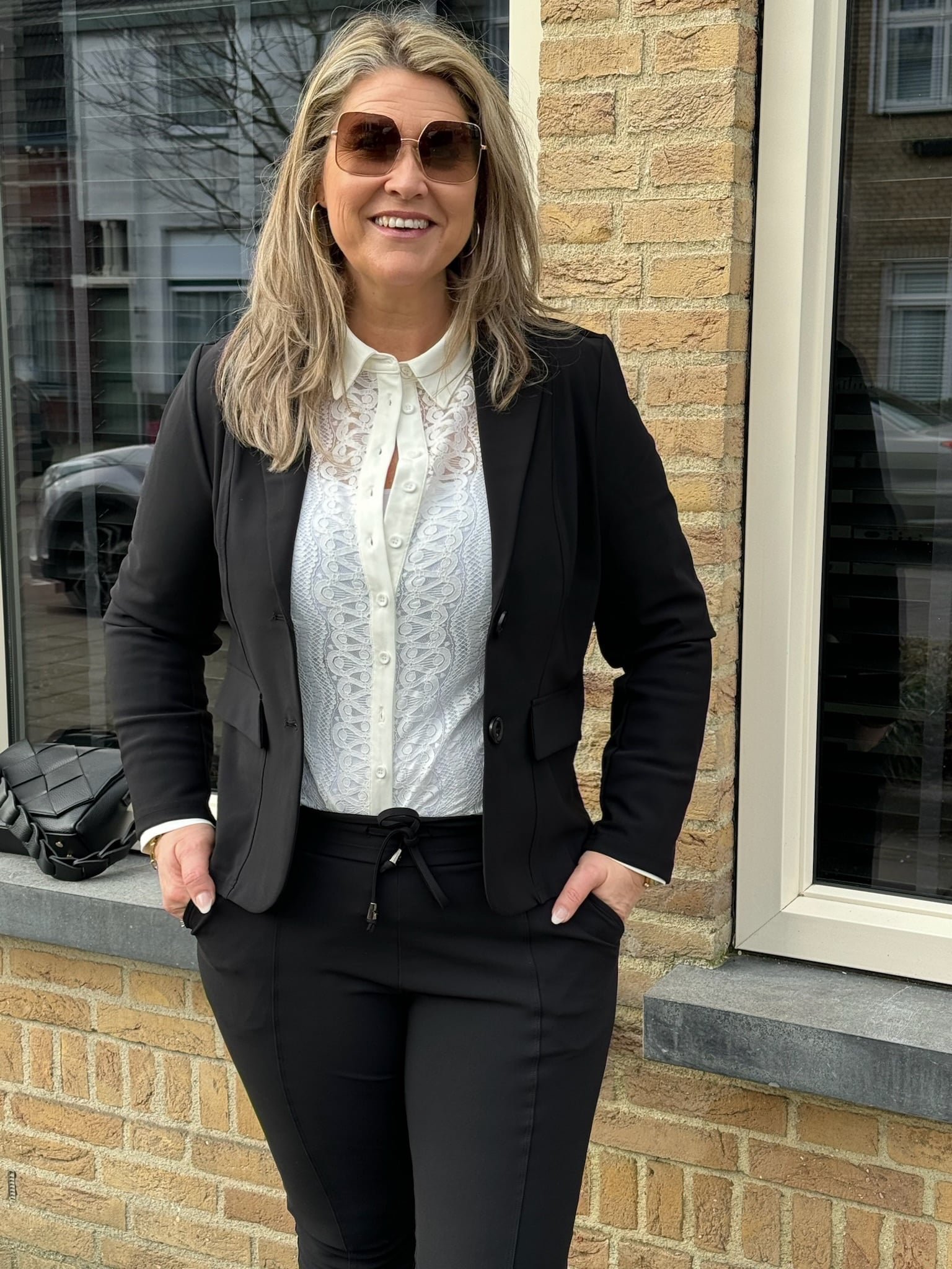 Dames Hamilton Blazer - Tijdloos en Elegant met Luxe Tweed