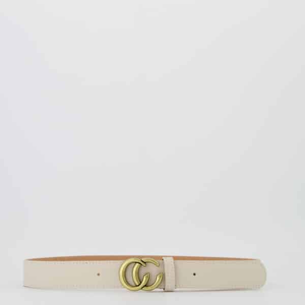 Cecile riem beige (voorkant rond)