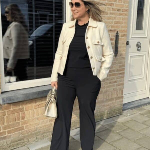 Triple Nine pantalon met knopen 2801