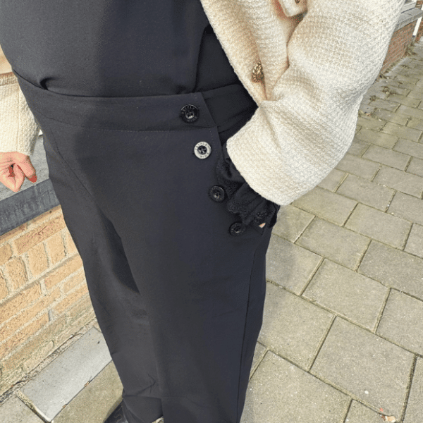 Triple Nine pantalon met knopen 2801