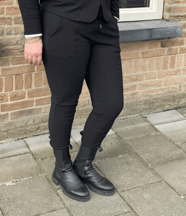 Mi Piace travel broek glans zwart