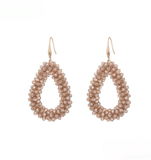 Oorbel druppel camel Oorbel druppel camel