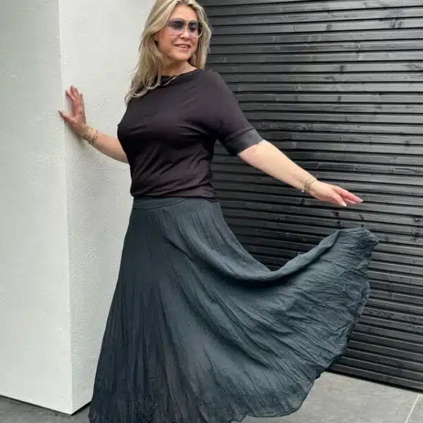 boho rok zwart
