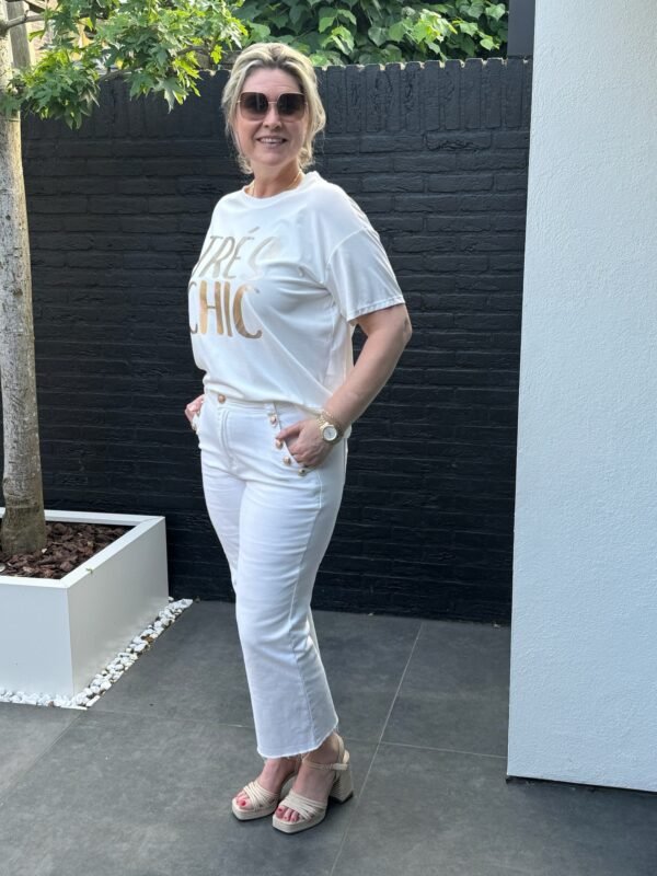 witte spijkerbroek Peggy