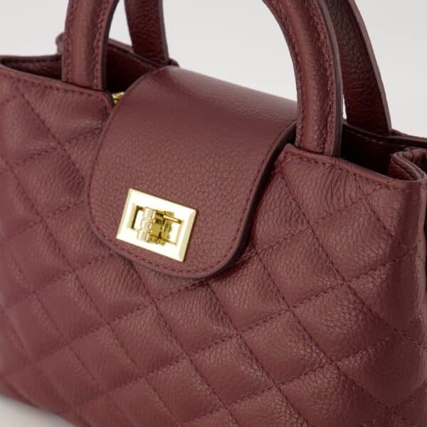 Veronique Handtas Bordeaux rood