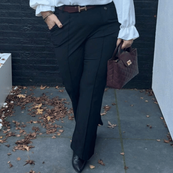 Flared Travelstof Broek Triple Nine 2301