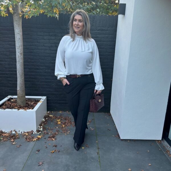 Flared Travelstof Broek – Triple Nine