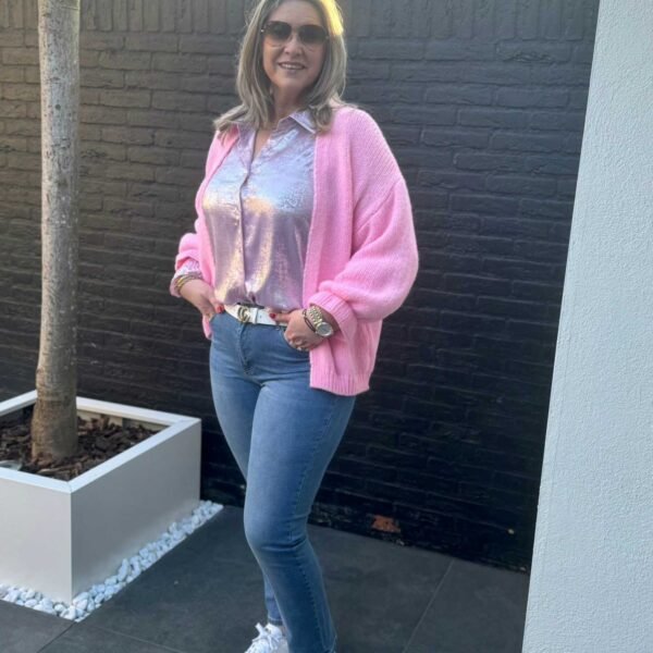 Metallic Blouse roze Gemma Ricceri Metallic Blouse roze Gemma Ricceri