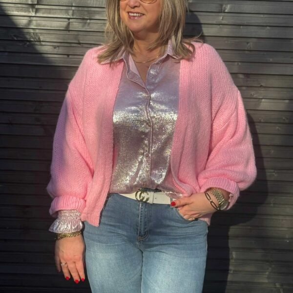 Metallic roze Blouse Gemma Ricceri