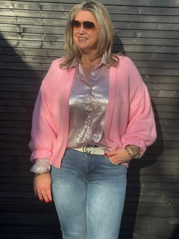 Metallic roze Blouse Gemma Ricceri