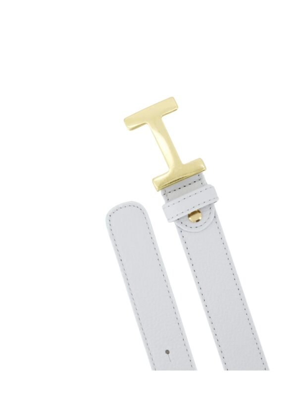 Riem hera lichtblauw met goude gesp