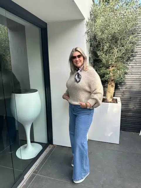 Palazzo Wide Leg Jeans Forza