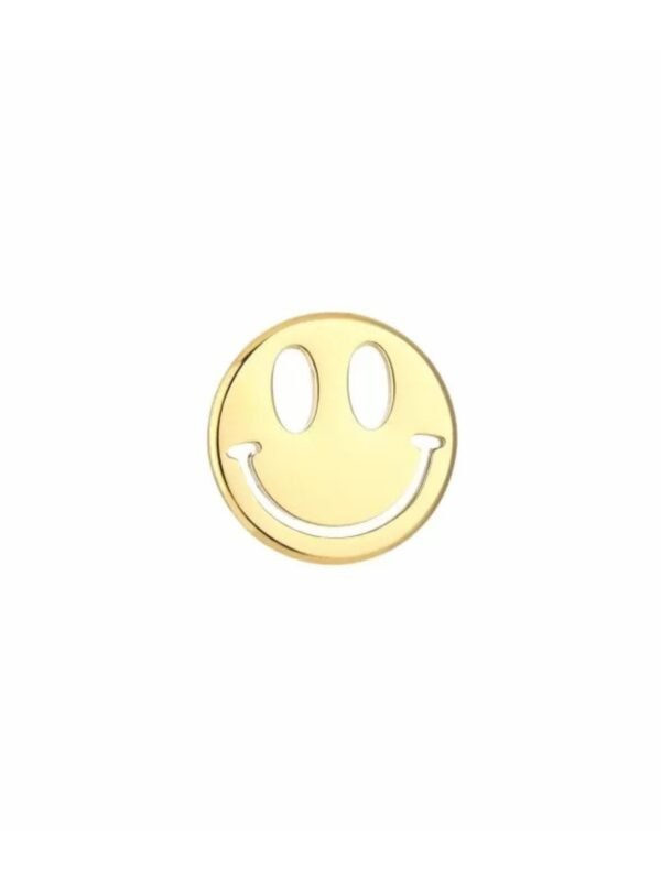 Broche Smiley Goud – Stainless Steel 2 cm