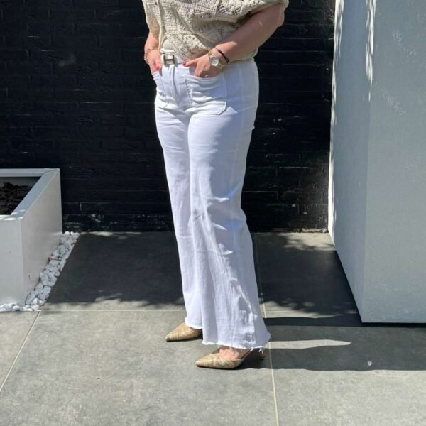 Witte Wide Leg Jeans – Gemma Ricceri