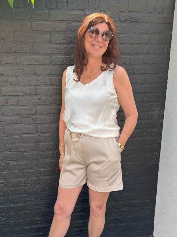 Short met riem beige – Gemma Ricceri