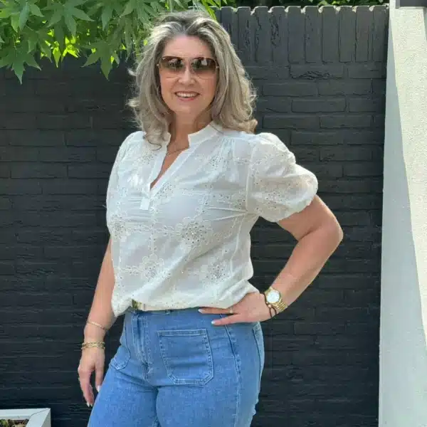 Top Embroidery met Pailletten – Gemma Ricceri