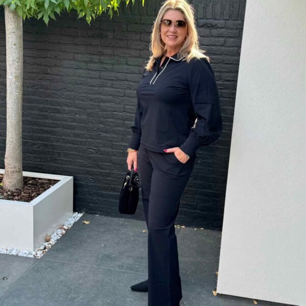 Triple Nine Travel Wide Leg Broek zwart 2701