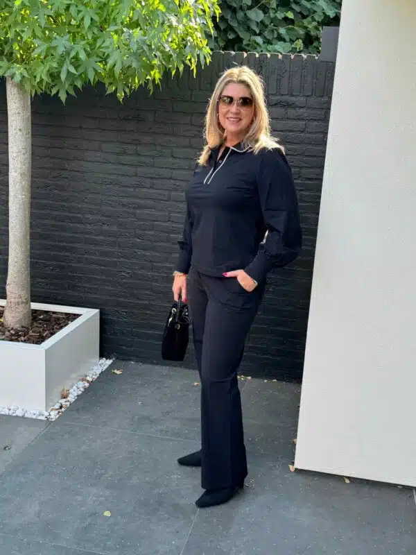 Triple Nine Travel Wide Leg Broek zwart 2701