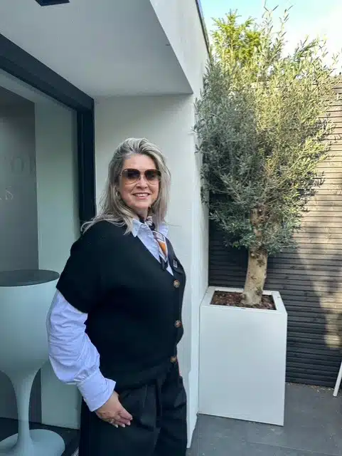 Gebreid gilet zwart Gebreid gilet zwart