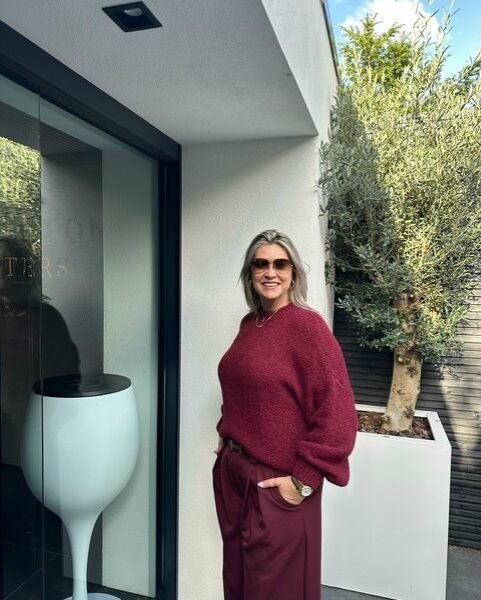 broek en trui bordeau 2 Trui Biba bordeaux rood