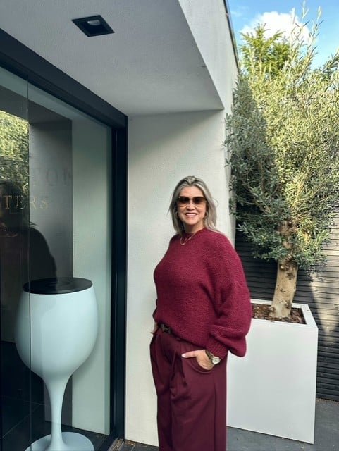 Trui Biba bordeaux rood