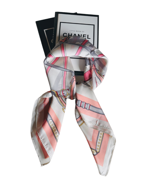 Sjaal luxe print roze