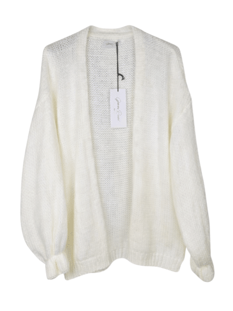 Gebreid Vest Offwhite | Gemma Ricceri