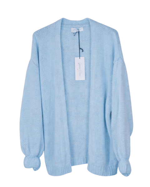 Gebreid Vest Lichtblauw | Gemma Ricceri Gebreid Vest Lichtblauw | Gemma Ricceri