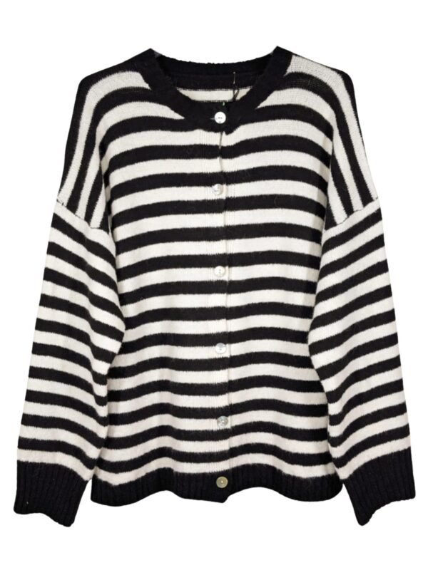Gestreept vestje zwart wit