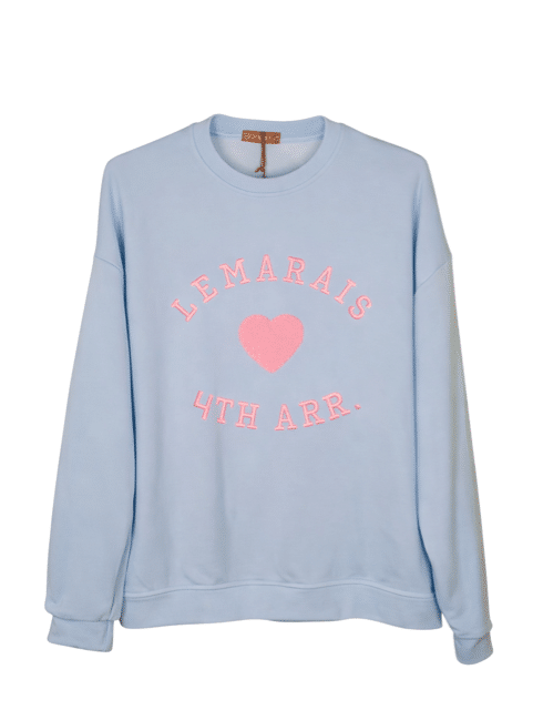 Sweater Le Marais Lichtblauw | Mooij