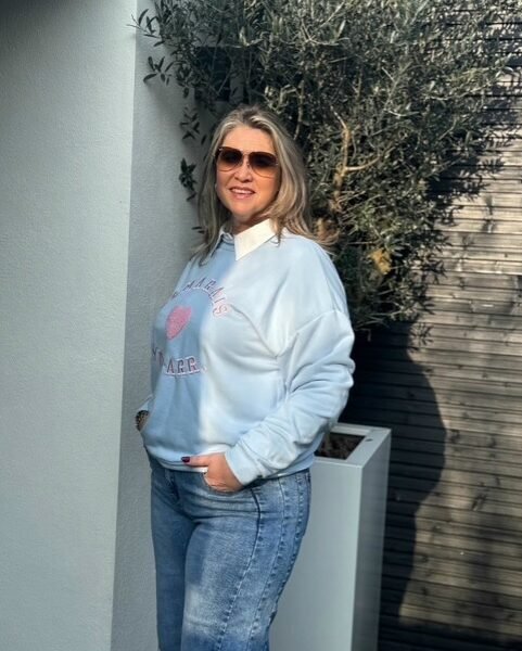 Sweater Le Marais Lichtblauw | Mooij