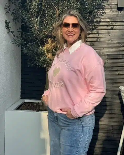 Sweater Le Marais Roze | Mooij Sweater Le Marais Roze | Mooij