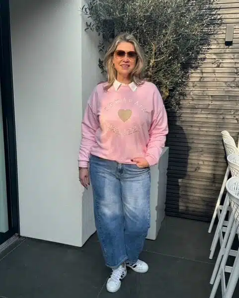 Sweater Le Marais Roze | Mooij Sweater Le Marais Roze | Mooij