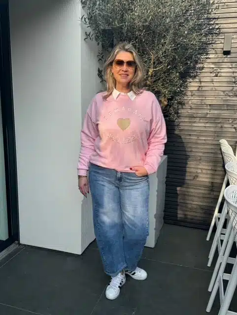 Sweater Le Marais Roze | Mooij Sweater Le Marais Roze | Mooij