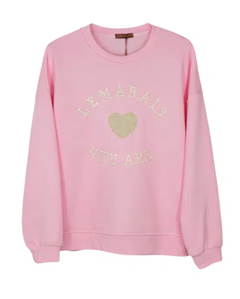 Sweater Le Marais Roze | Mooij Sweater Le Marais Roze | Mooij