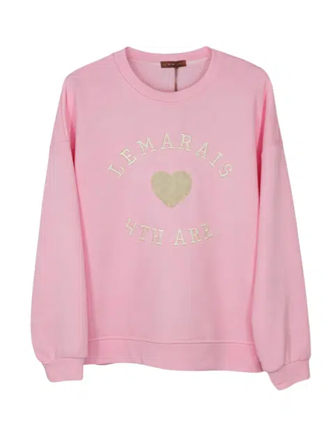 Sweater Le Marais Roze | Mooij Sweater Le Marais Roze | Mooij