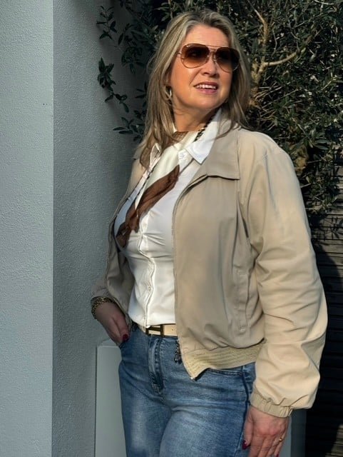 Triple Nine Travelstof Jas Beige 92406