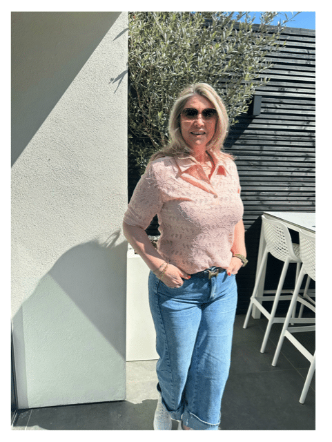 Triple Nine Travelstof Top Powder Pink 6948