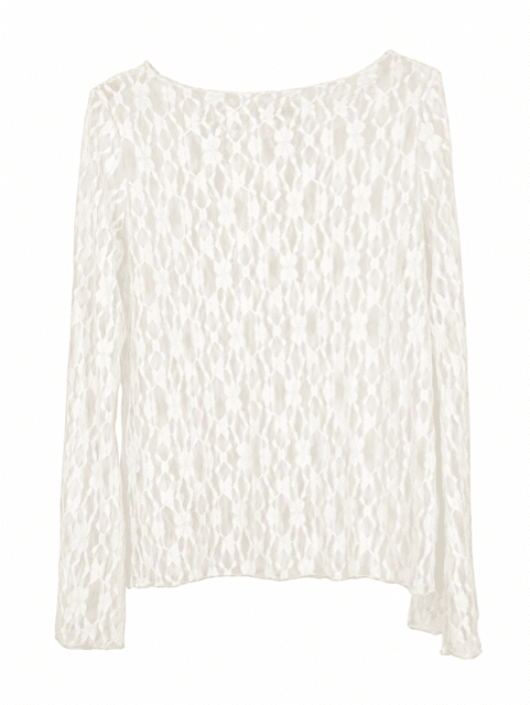 Kanten top Off-white Vera Jo