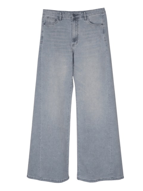 Wide leg jeans naad voor Gemma Ricceri