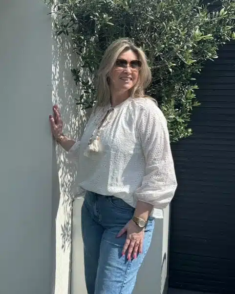 Blouse Broderie Ibiza Wit