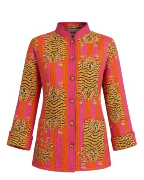 Reversible Jasje Tijger Oranje roze