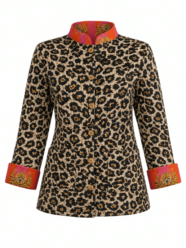 Reversible Jasje Tijger Roze Oranje