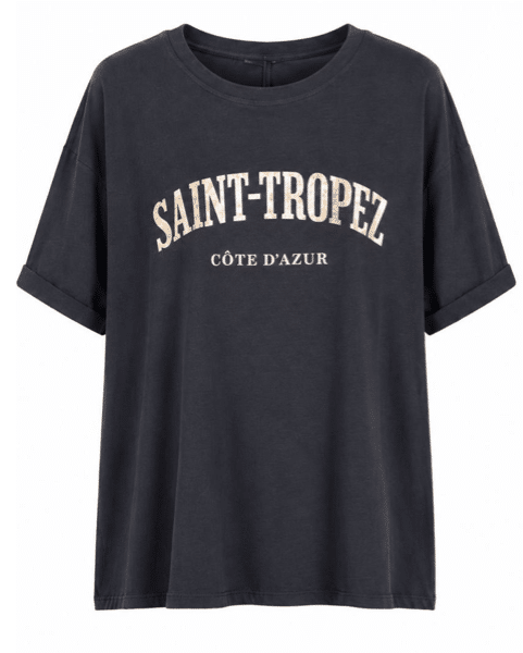 T-Shirt Saint Tropez Donker Blauw