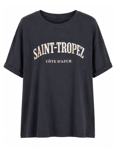 T-Shirt Saint Tropez Donker Blauw