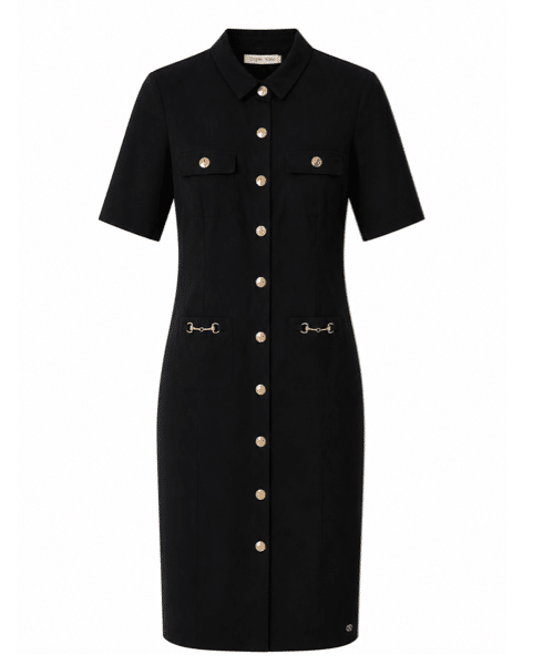Travelstof Jurk Triple Nine Zwart 51824