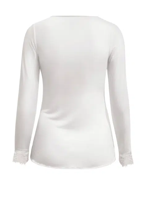 Triple Nine Cashmere Top Creme 9003