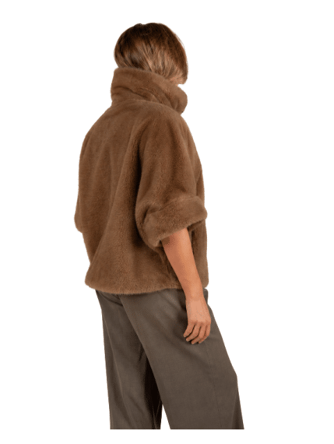 Faux Fur Rowan Jacket Cookie